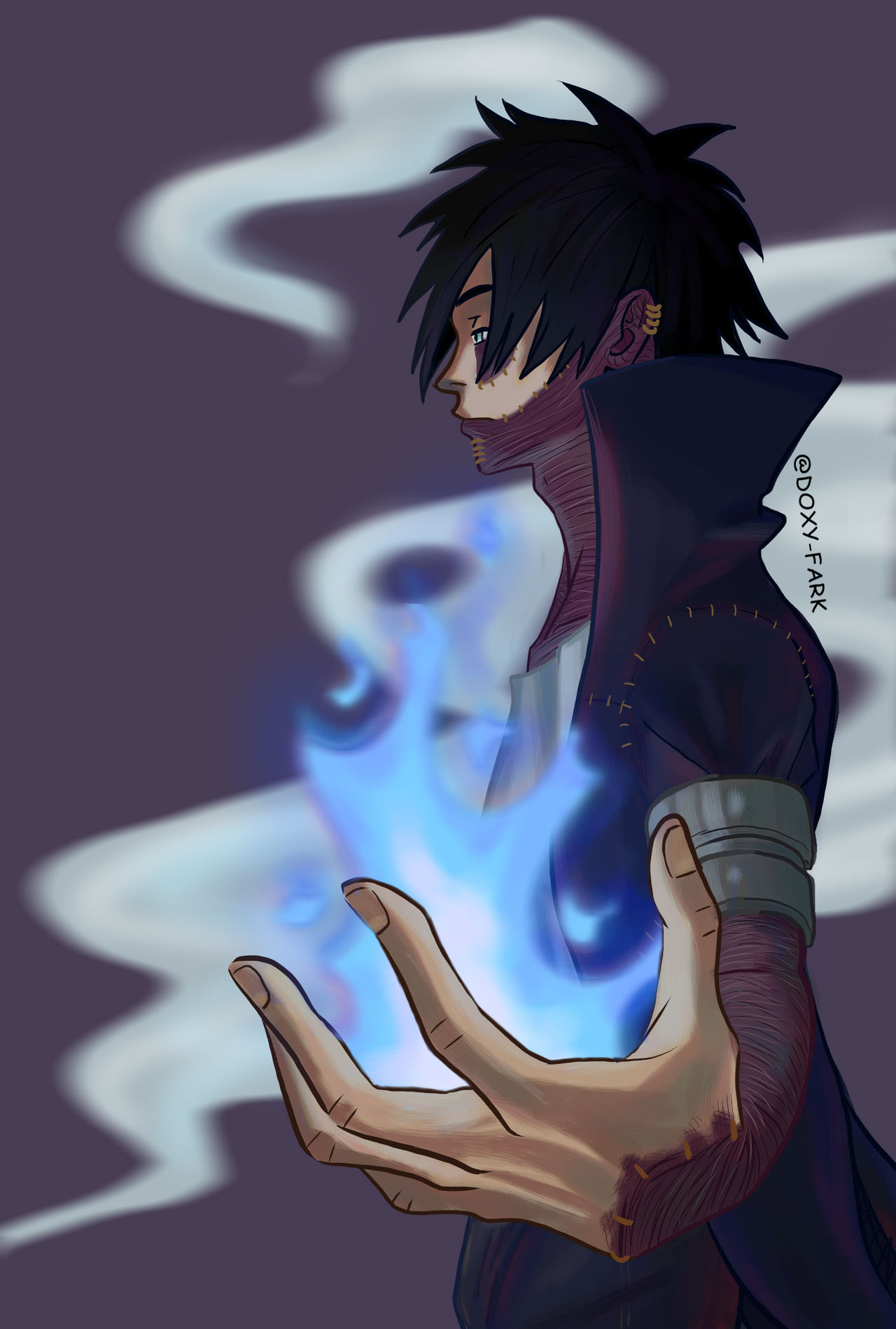 Dabi Chest Exploding Dabi by DoxyFark on DeviantArt
