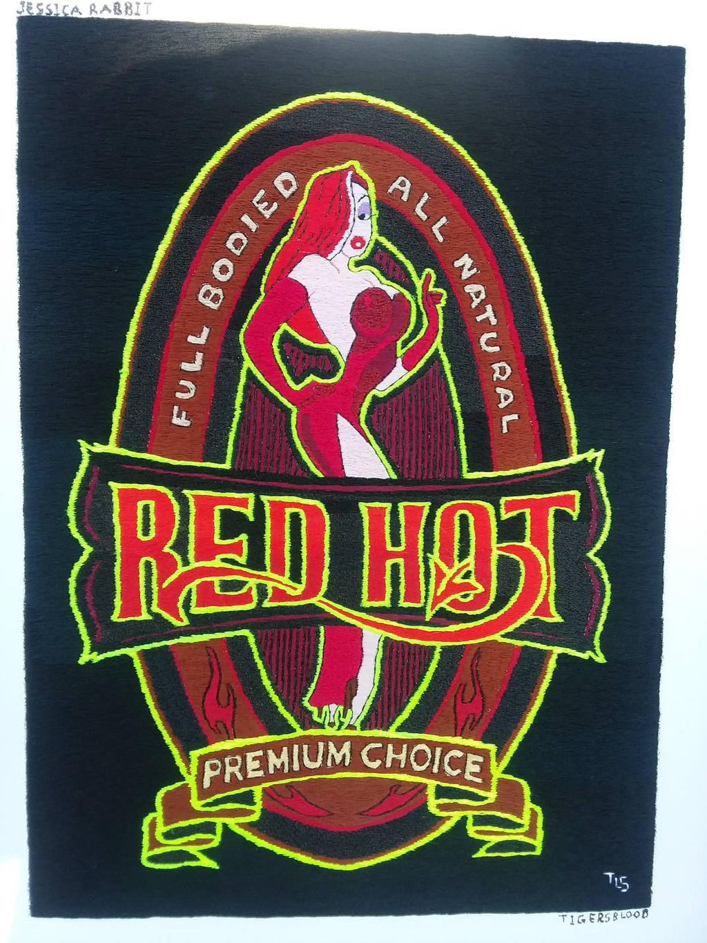 Part 6 Jessica Rabbit t-shirt art finished by TheRealTigersblood on ...