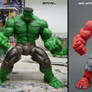 Red Hulk Before and After