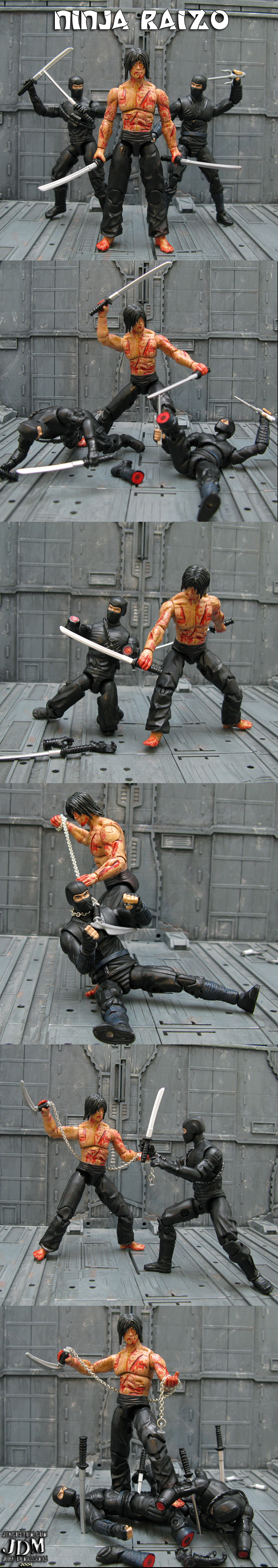 Ninja Assassin RAIZO 1:18 (G.I. Joe) Custom Action Figure