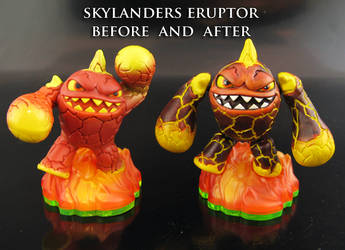 Skylanders Eruptor Before and After