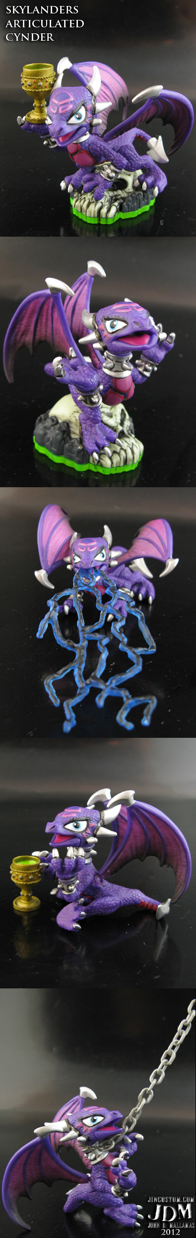 Skylanders articulated Cynder