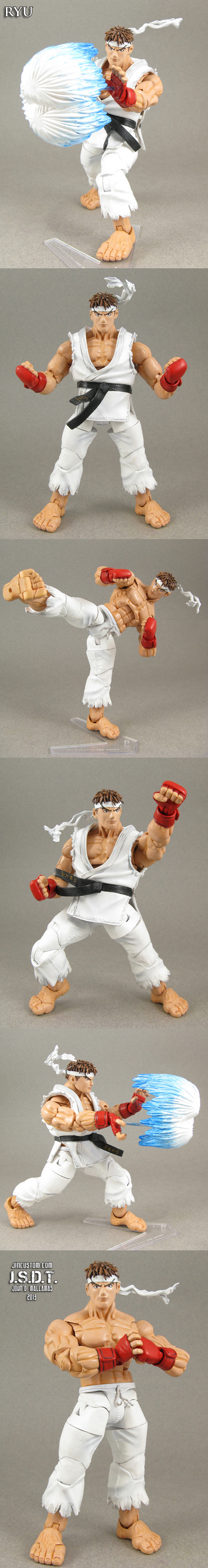 Street Fighter Alpha Ryu custom figure