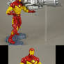 Custom Proton Cannon MvC2 Iron Man figure