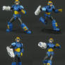 Custom Flash Man Megaman Robot Masters figure