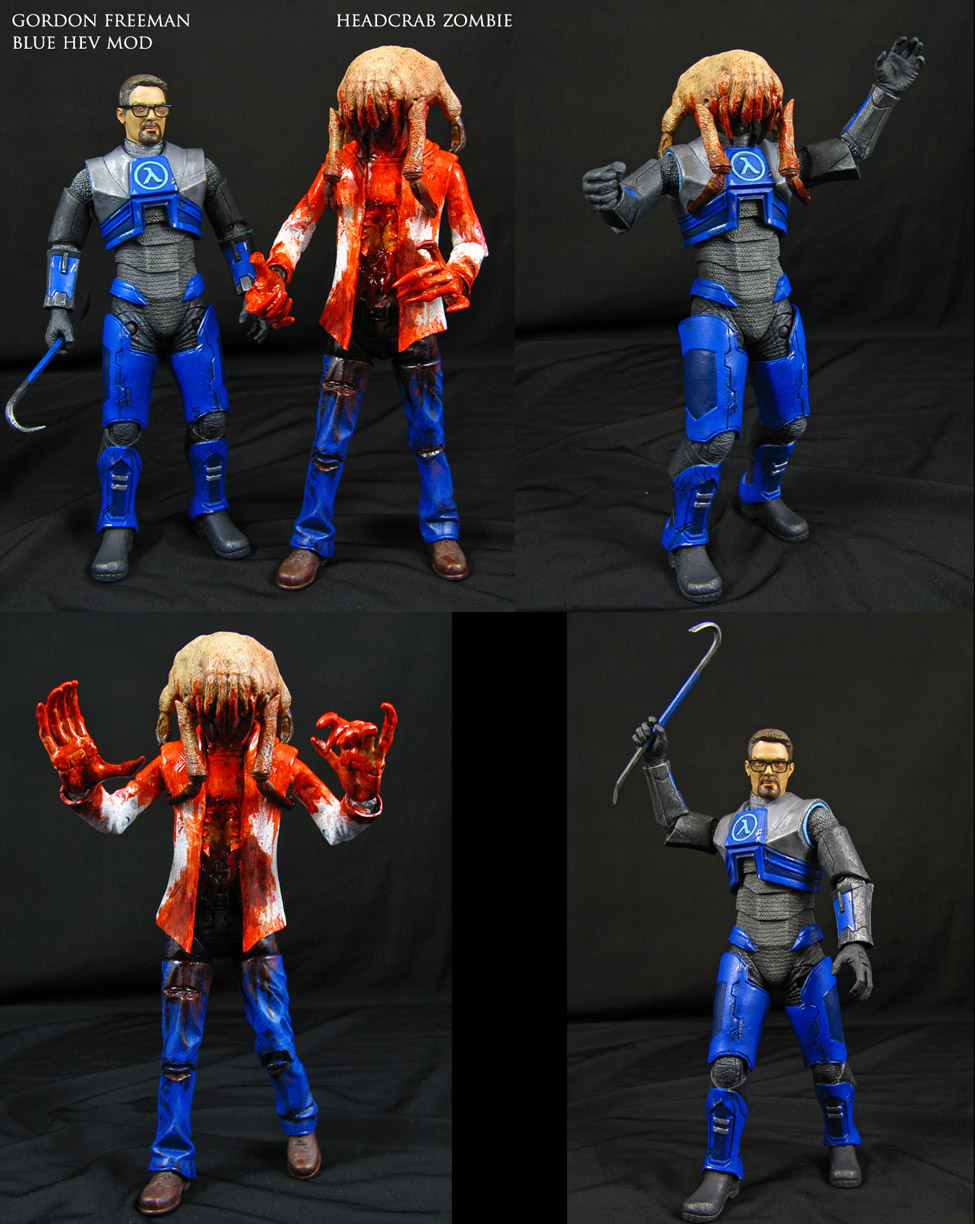 Custom Headcrab Zombie Half Life 2 figure