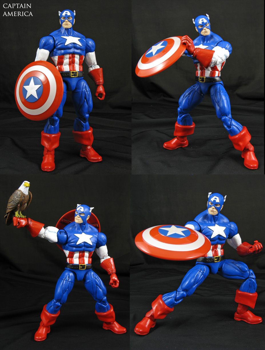 Marvel vs Capcom Captain America custom figure by Jin-Saotome on DeviantArt