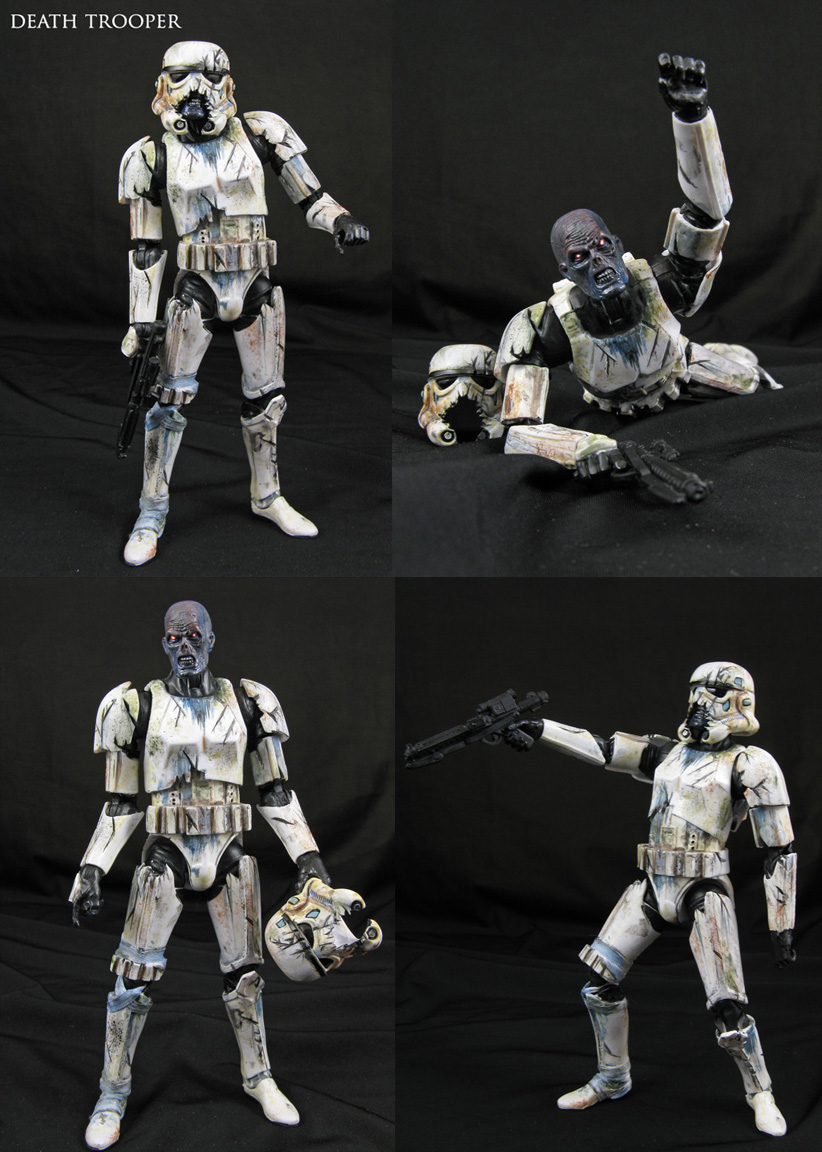 Custom Star Wars Death Trooper zombie figure