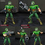 Custom Doomguy action figure