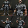 Custom Concept Art Nick Fury action figure