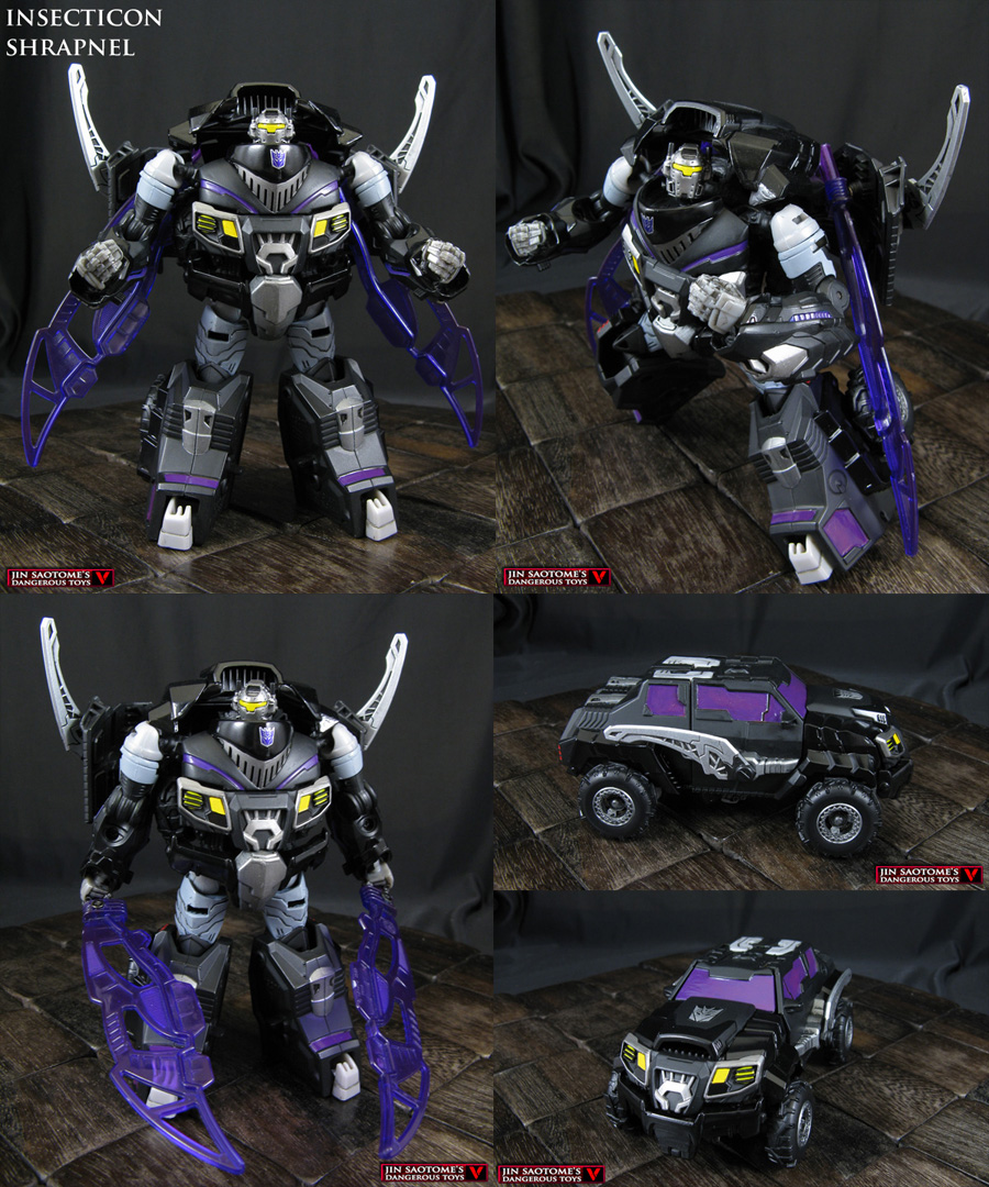 Shrapnel Insecticon Transformers Prime Insecticon Shrapnel figure by Jin-Saotome on DeviantArt