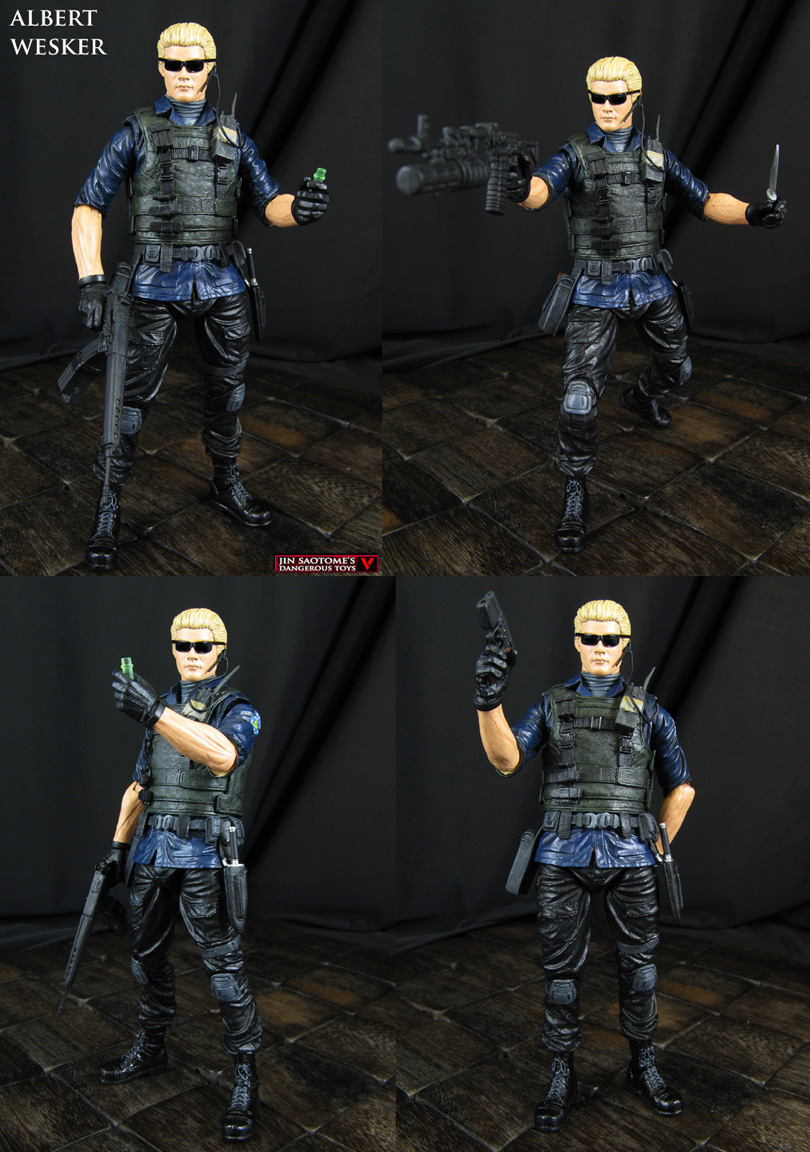 Custom Albert Wesker Resident Evil 5 figure