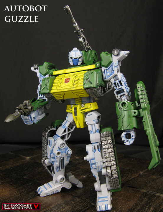 Custom Transformers Wreckers Guzzle figure