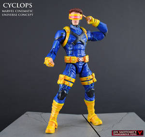 MCU style Cyclops custom Marvel Legends figure