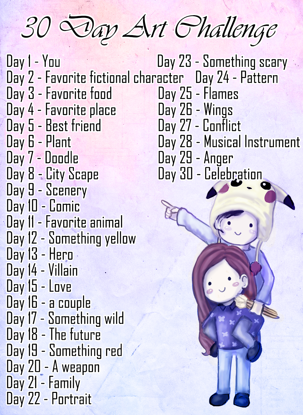 30 day art challenge