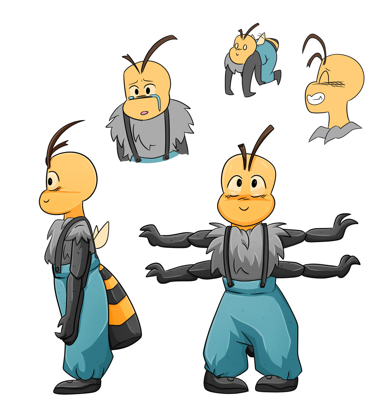 Bee Deviantart Style Bee by Frostmoth1 on DeviantArt