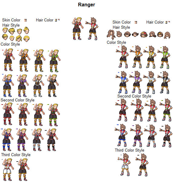 Custom Ranter Sprites Ranger Character Creator by Xairou on DeviantArt