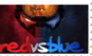 Red vs Blue Stamp