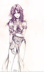 Aesthia -practice work- by Pearlpencil