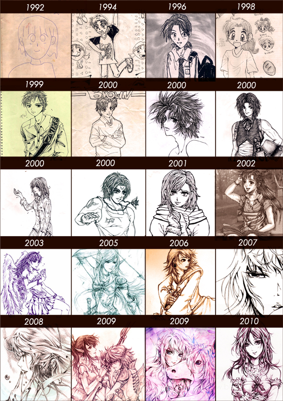 Line Art from 1992-2010