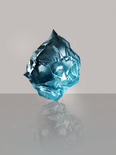 Piece of crystal - practice