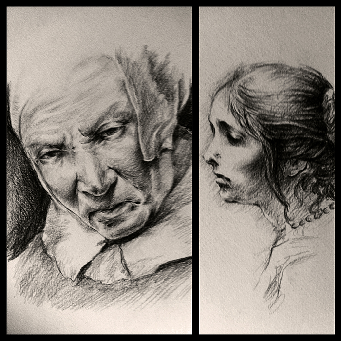 Drawing study from old masters since 2003 #3