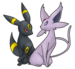 Umbreon and Espeon