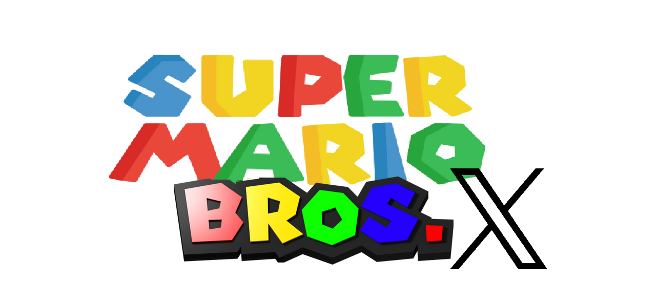 Super mario bros X: official logo by M4r10F on DeviantArt
