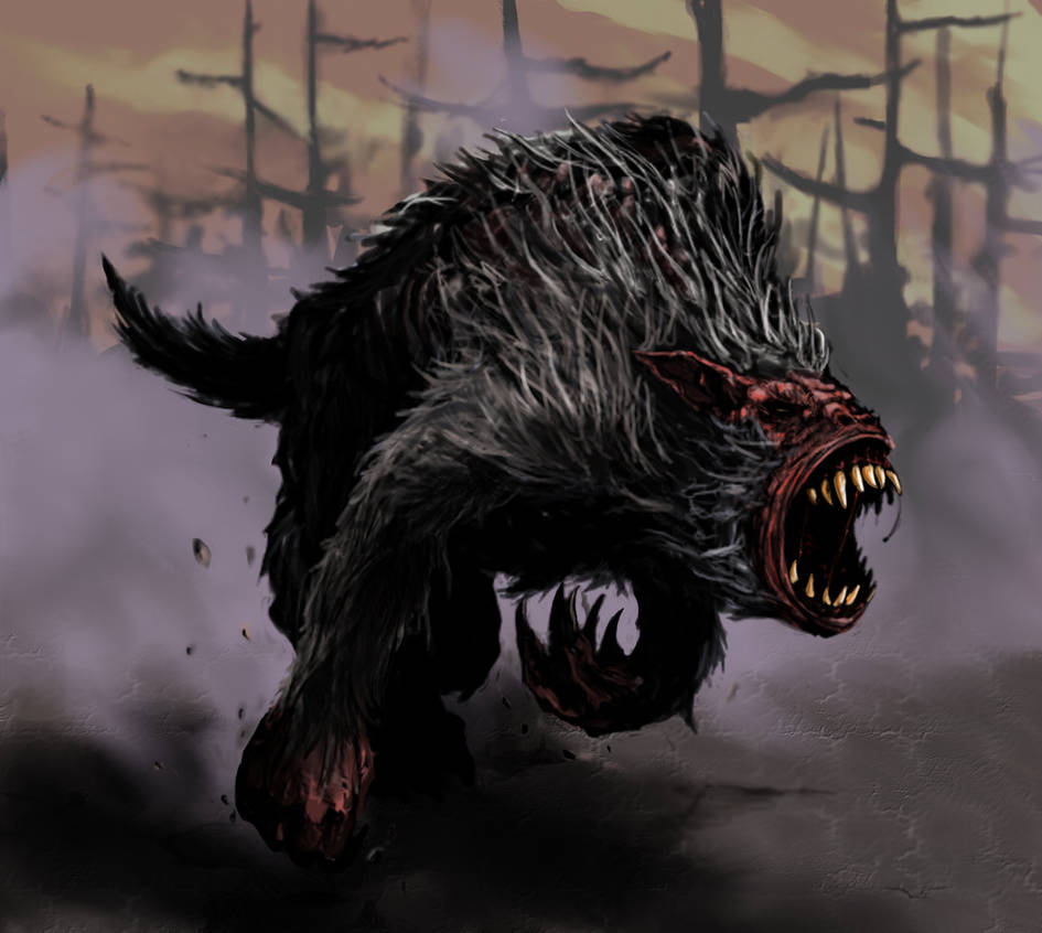 Barghest Charge by thatDMan