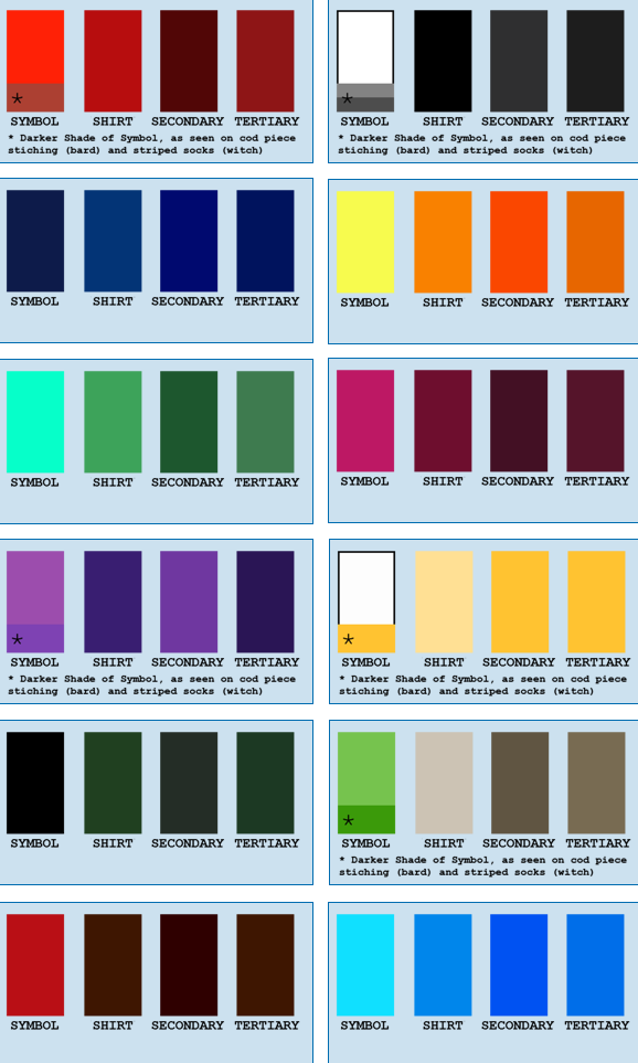 Aspect colours by TheAngelAssassin on DeviantArt