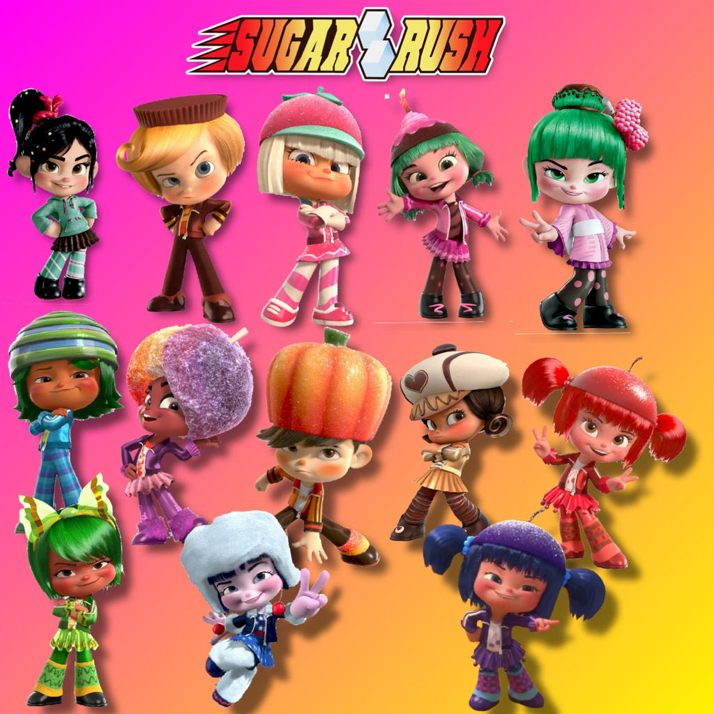 The Racers of Sugar Rush by Darkmegafan01 on DeviantArt