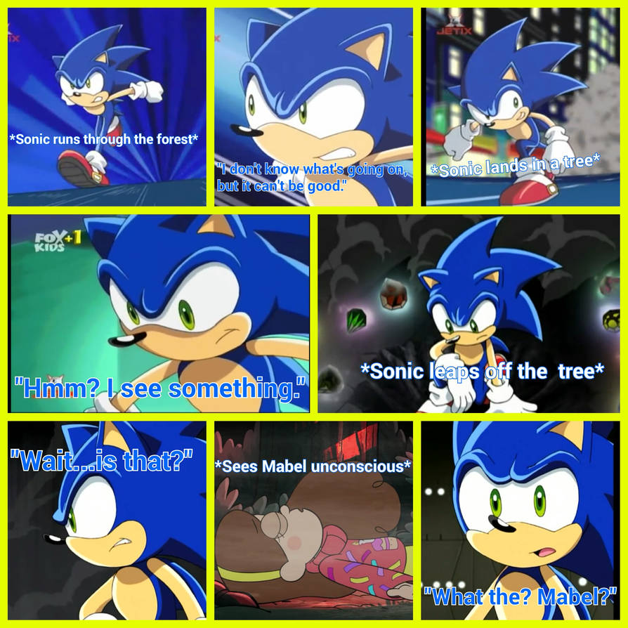 Sonic discovers an unconscious Mabel by Darkmegafan01 on DeviantArt Sonic discovers an unconscious Mabel by Darkmegafan01 on DeviantArt