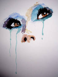 Eyes aquarelle