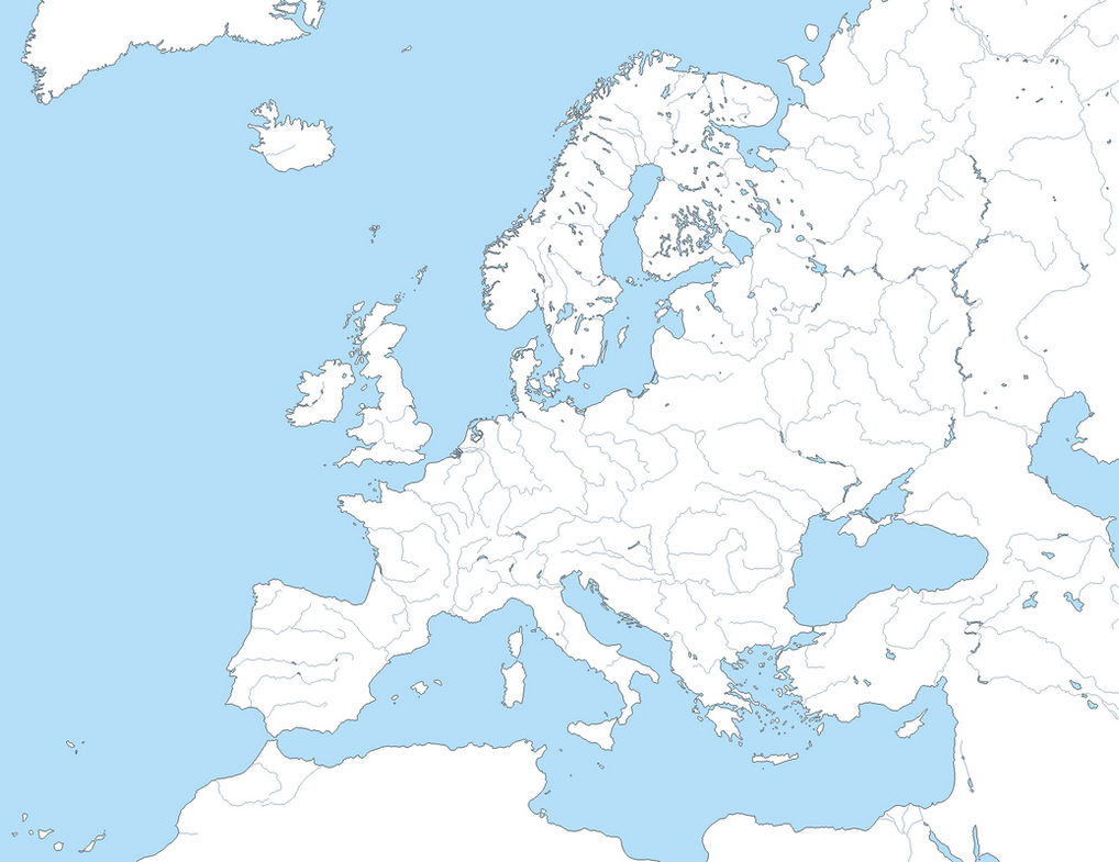 Map of Europe With Rivers by MichiMaps on DeviantArt Map of Europe With Rivers by MichiMaps on DeviantArt