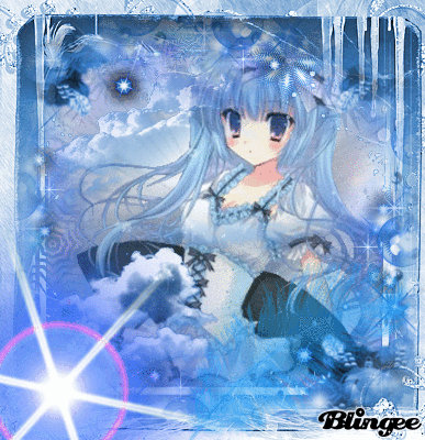 Spring Blingee Blingee: Anime Girl by NeonFlowerDesigns on DeviantArt