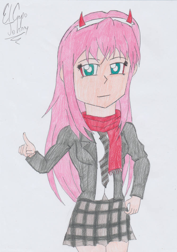 TDTOONS2 - Zero Two by JohnnyRBFC on DeviantArt