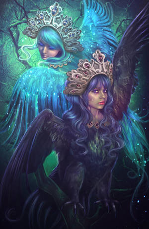 Sirin and Alkonost by Incantata