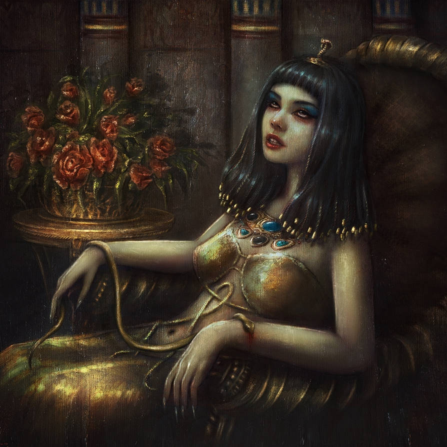 Cleopatra's death by Incantata