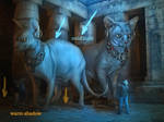Bastet and Sekhmet Museum 3 by Incantata Bastet and Sekhmet Museum 3 by Incantata