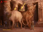 Bastet and Sekhmet Museum 4 by Incantata Bastet and Sekhmet Museum 4 by Incantata