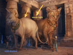 Bastet and Sekhmet Museum 5 by Incantata Bastet and Sekhmet Museum 5 by Incantata