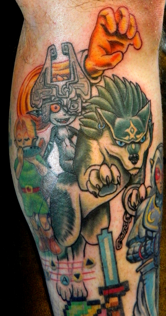 Kevin's Wolf Link and Midna