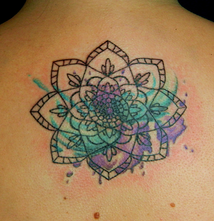 Mandala and Watercolor