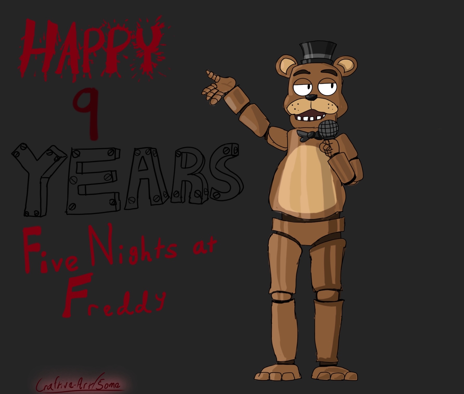 FNAF (10 Games and 9 Years) Happy Anniversary by CoolTeen15 on DeviantArt