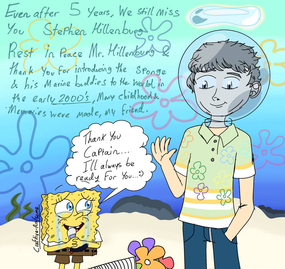 Its been 5 years Steven Hillenburg by AwesomeCraft on DeviantArt