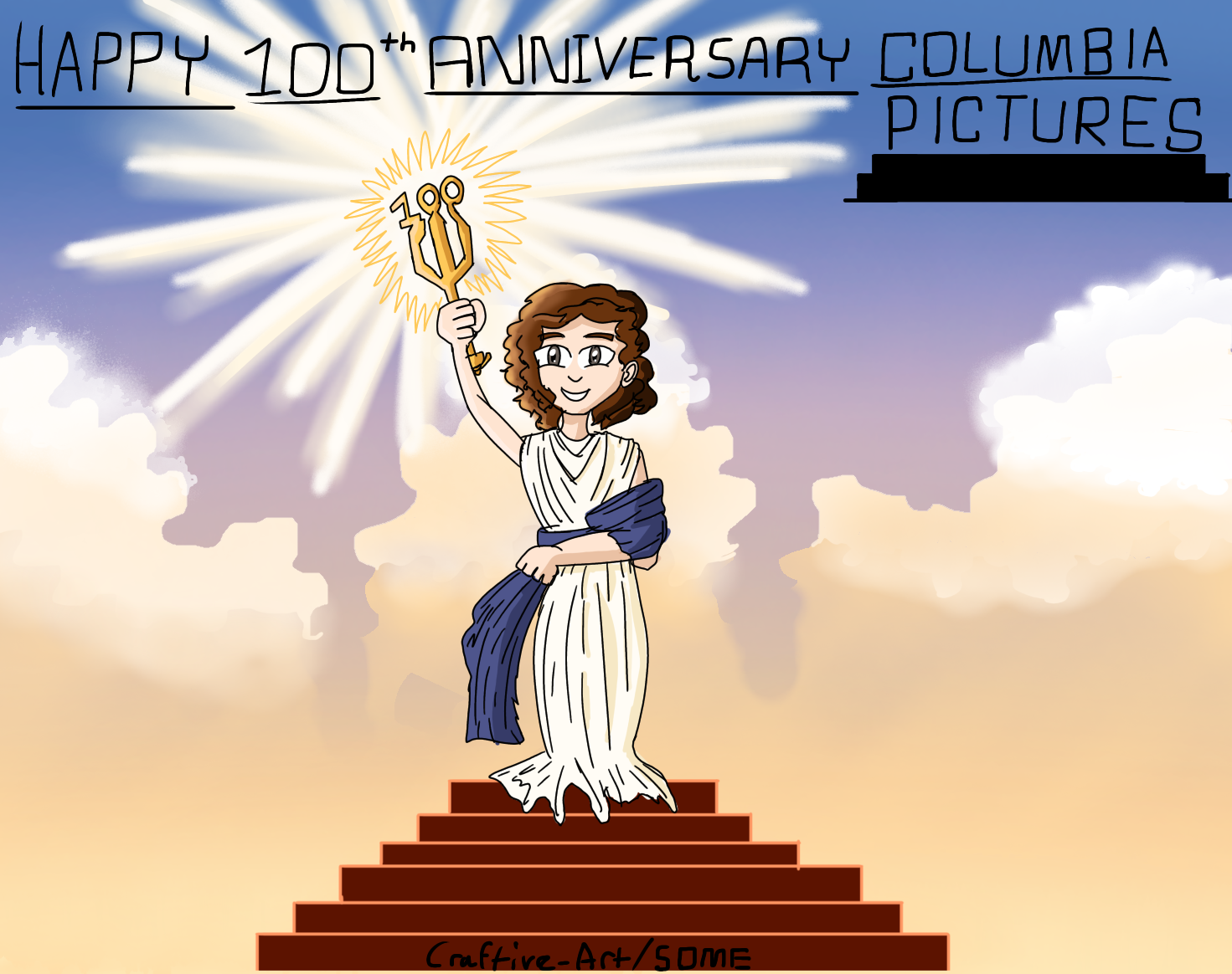 Happy 100th Anniversary Columbia Pictures! by AwesomeCraft on DeviantArt