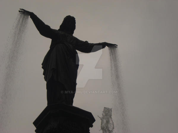Statue Shadow Reference Fountain statue shadow by Mya-Chu on DeviantArt