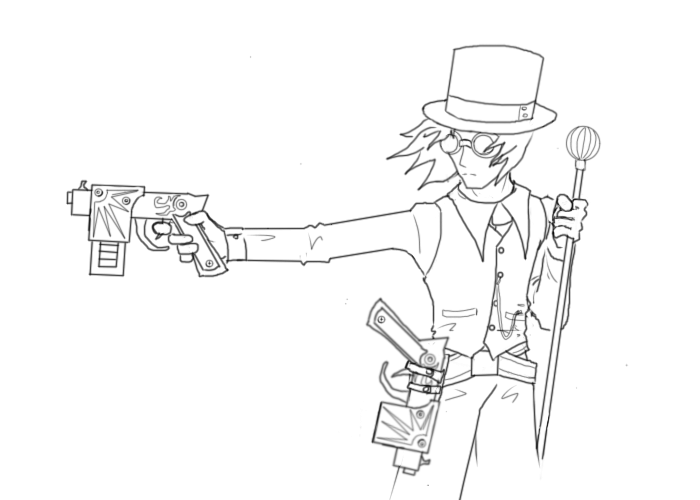 Mr. Roth, Line Art by OctoberWolfe on DeviantArt