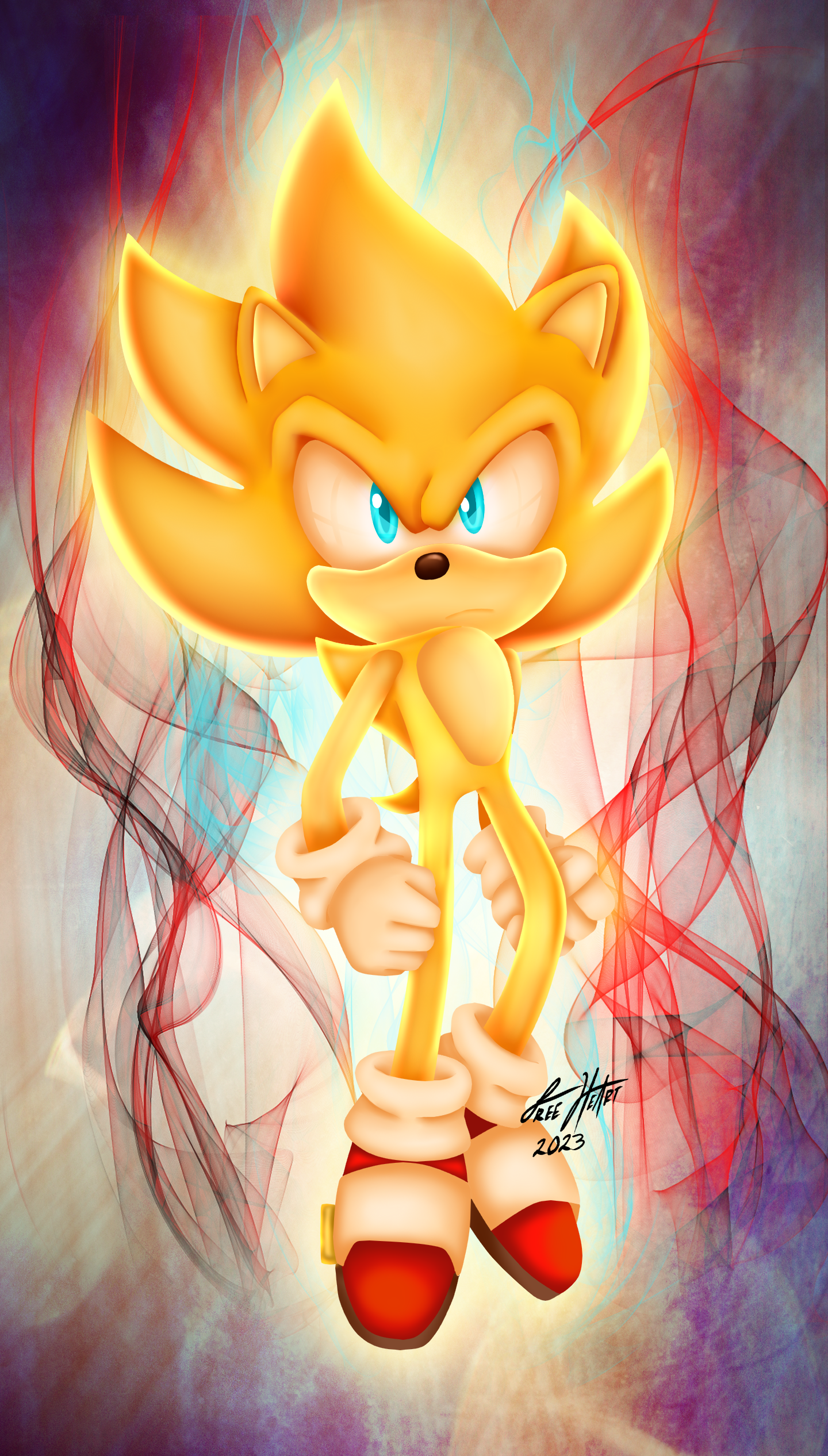 super sonic by artsonx on DeviantArt