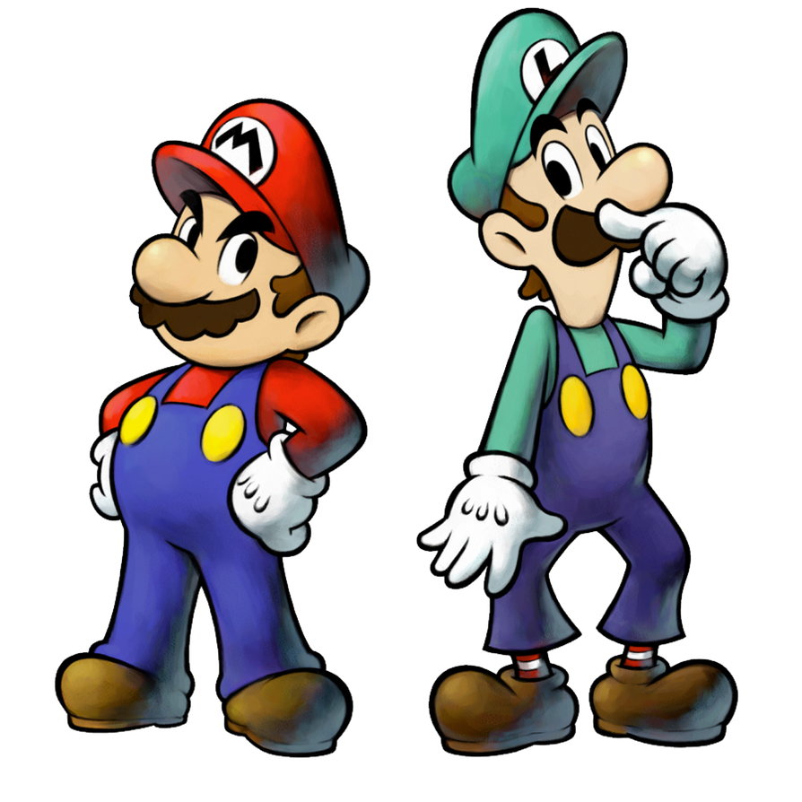Mario And Luigi Render PNG By OverratedOverdrive06 On DeviantArt mario-and-luigi-render-png-by-overratedoverdrive06-on-deviantart